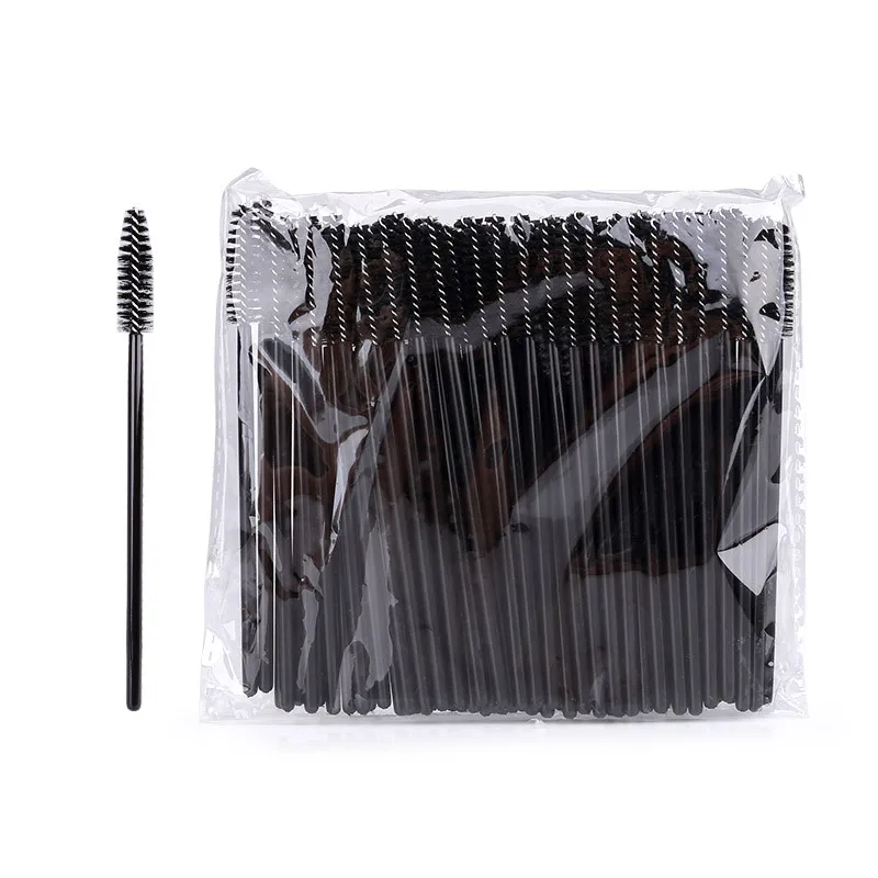 50 шт./упак. наращивания ресниц одноразовые щетки бровей тушь палочка аппликатор