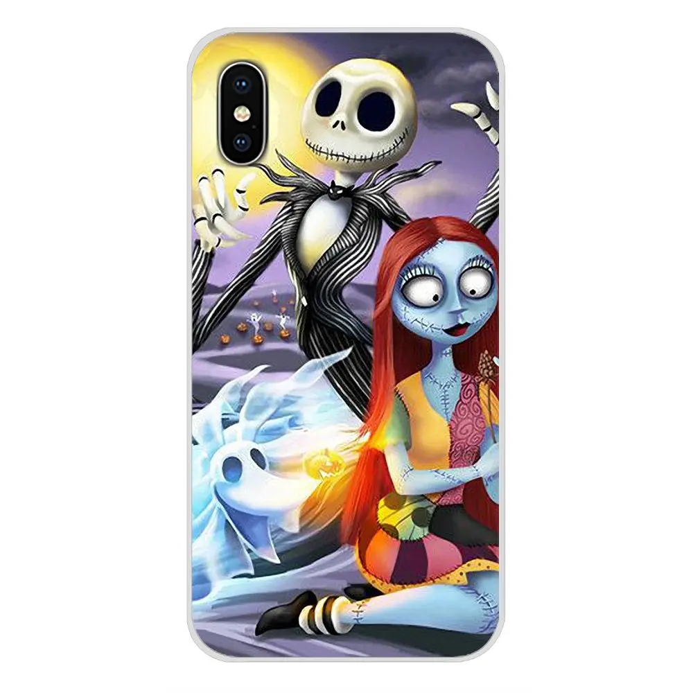 Прозрачный чехол из ТПУ Кошмар перед Рождеством для Huawei G7 G8 P7 P8 P9 P10 P20 P30 Lite Mini Pro P