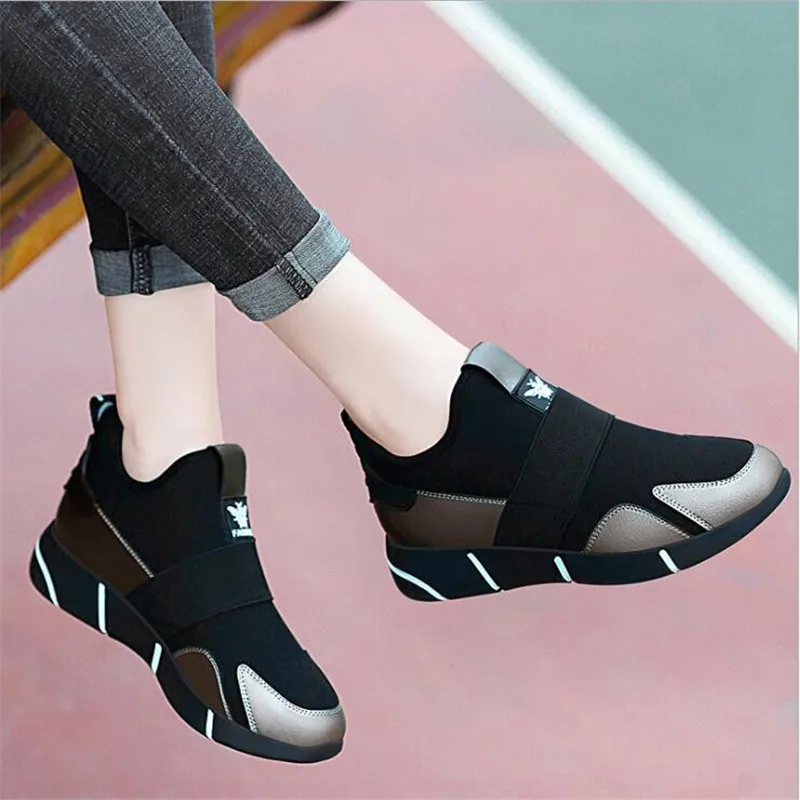 

2021 Women Sneakers Vulcanized Shoes Ladies Casual Shoes Breathable Walking Mesh Flats Large Size Couple Shoes Size 35-42