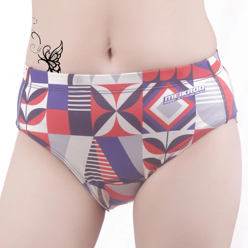 Женские велосипедные трусы с подкладкой нижнее белье для велоспорта европейские