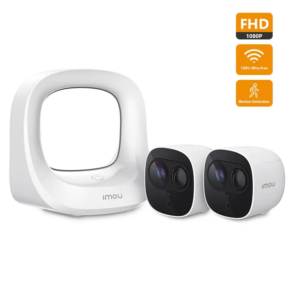 Dahua imou Cell Pro 1080P уличная IP камера видеонаблюдения Беспроводная система