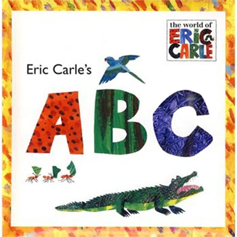 Эрик Карл's ABC от Eric Carle развивающая английская картинная книга обучающая карта