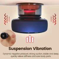 electric cupping massager scraping therapy vibration pain relief body massage device suction cups slimming guasha anti cellulite