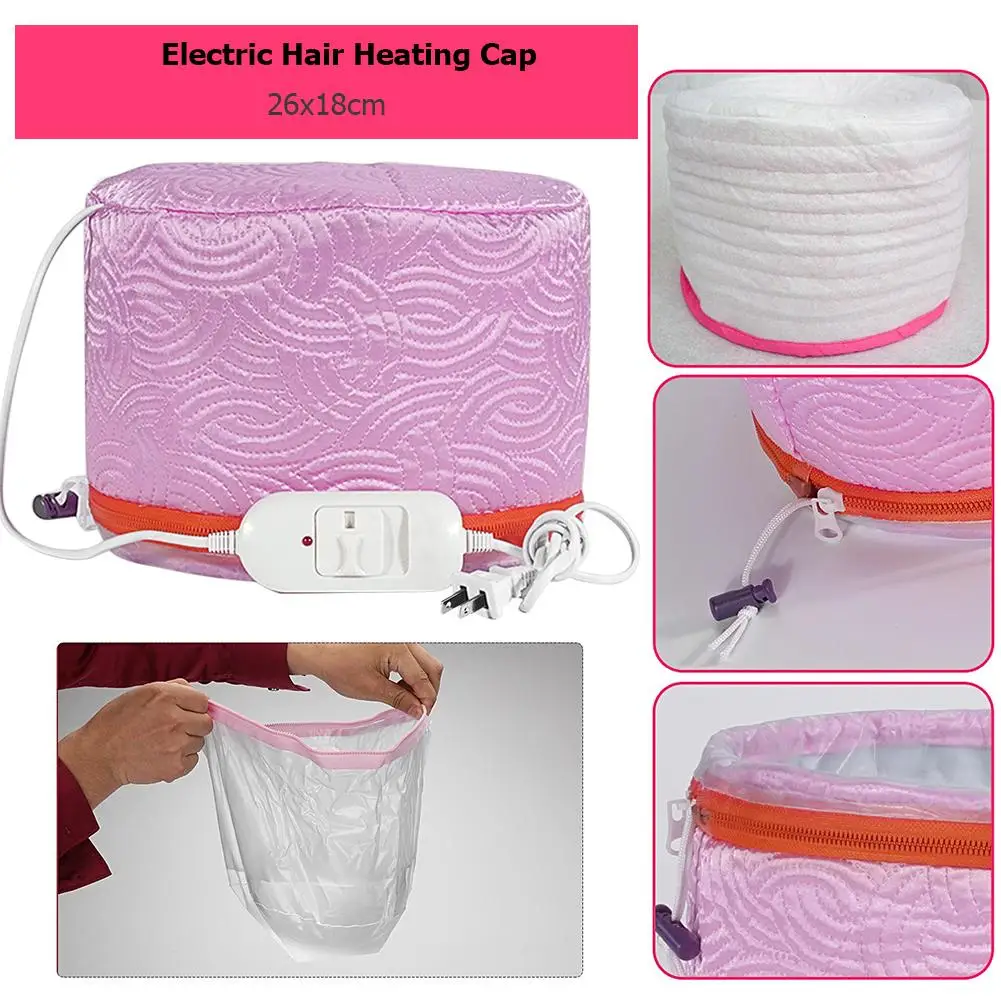 Adjustable Heating Hair Cap Steamer Nourishing Thermal Treatment Baking Oil Mask Spa Home Salon Care Styling Tool | Красота и