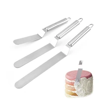 kitchen accessories cake decorating tools stainless steel bakingpastry tools portable cream spatula cake butter kitchen gadgets