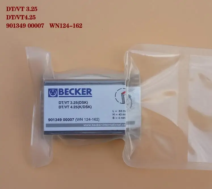 Углеродные лопатки Becker DT/VT 3 40/4 40 901352 00007 7 шт. фирменные новые лезвия|Детали