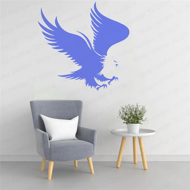 Домашний декор стена арт-деко виниловая наклейка Орлиный животный аппликация