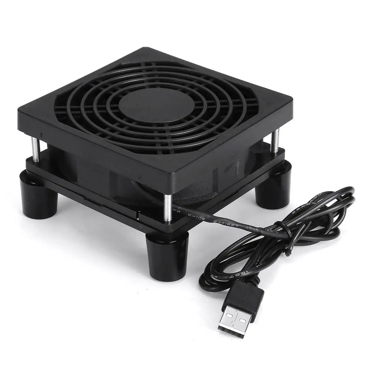 Охлаждающая стойка вентилятора для маршрутизатора сделай сам 9 см контроллер