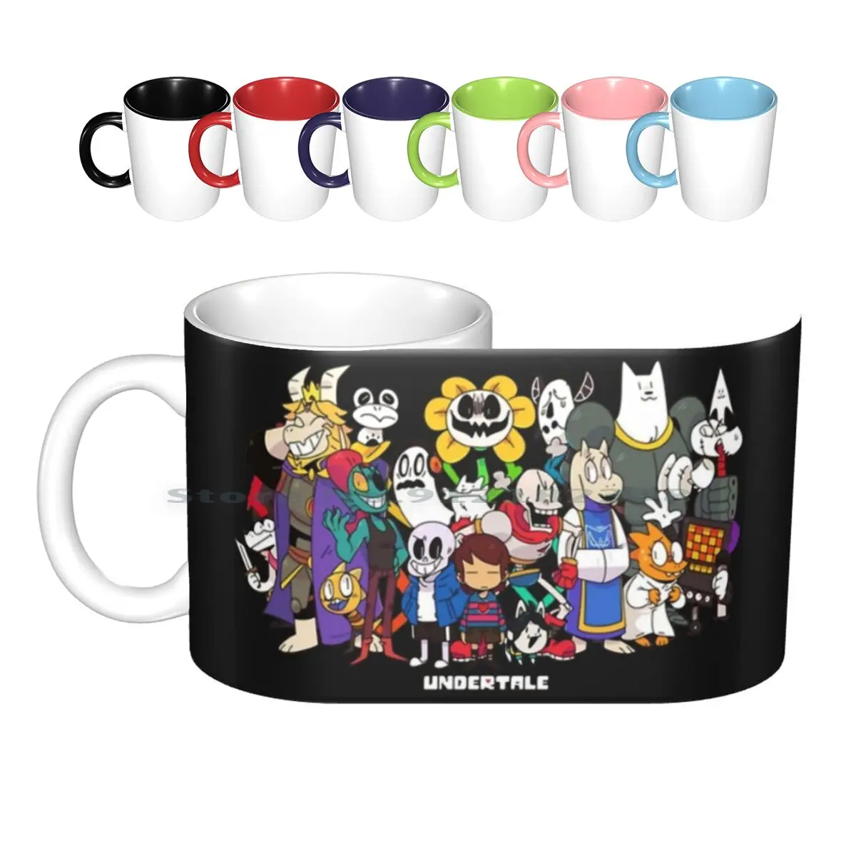 

Керамические кружки со всеми персонажами Undertale, кофейные чашки, Кружка для молока и чая, игровые геймерские персонажи Undertale, ПК S Tea m