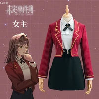 cosan game tears of themis heroine rose cosplay costume high quality lawyeress working uniform activity party role play clothing