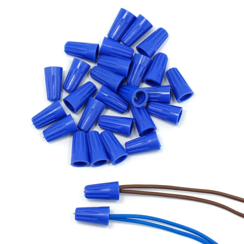 10/100 шт P2 Кепки Вставка Гайка Пружинные зажимы для электрических проводов разъем