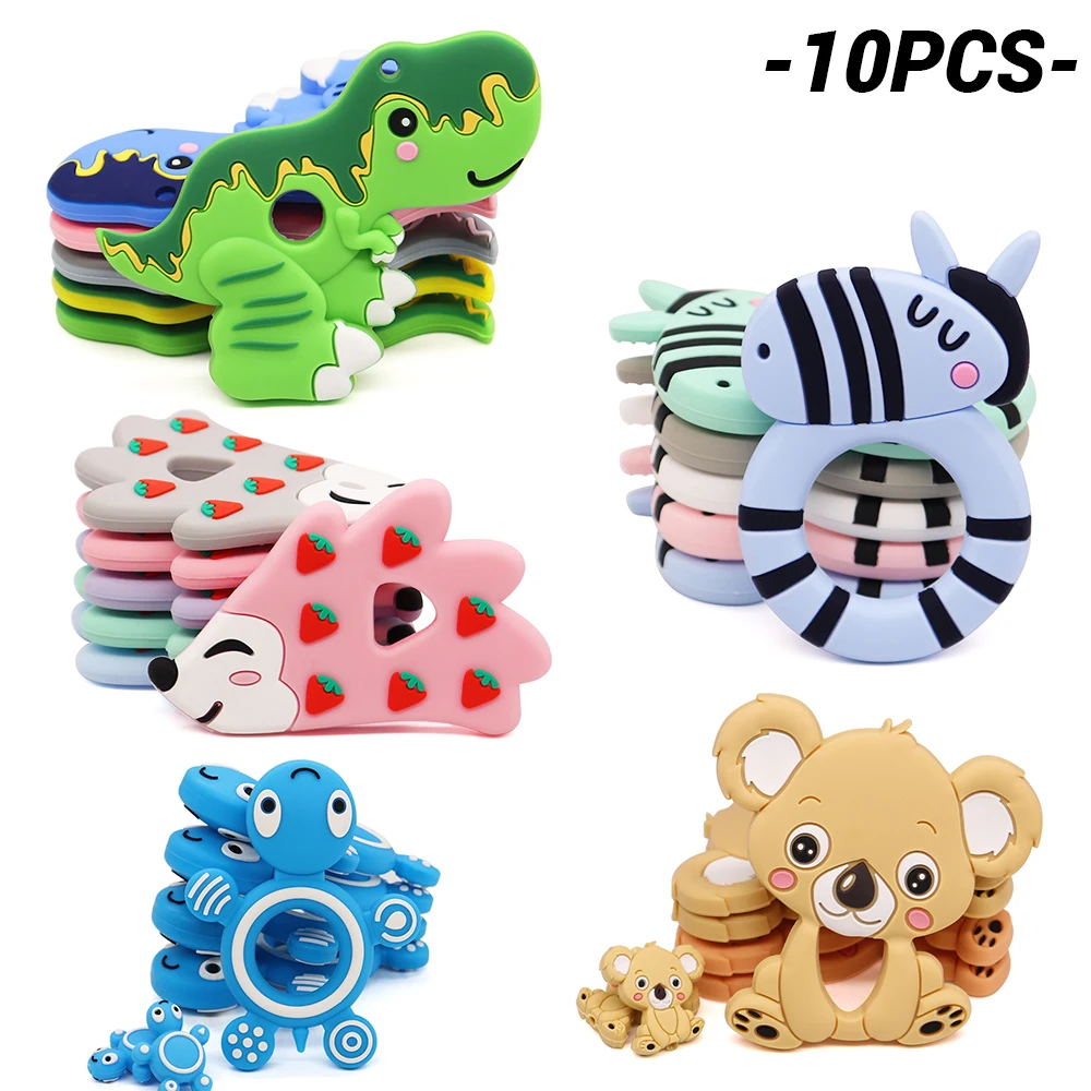 

10 шт., Детские Прорезыватели для зубов