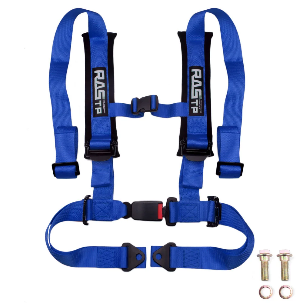 RASTP-2 inch 4 Point Universal Vehicle Racing Auto Car Safety Seat Belt Buckle Harness RS-BAG035-TP | Автомобили и мотоциклы