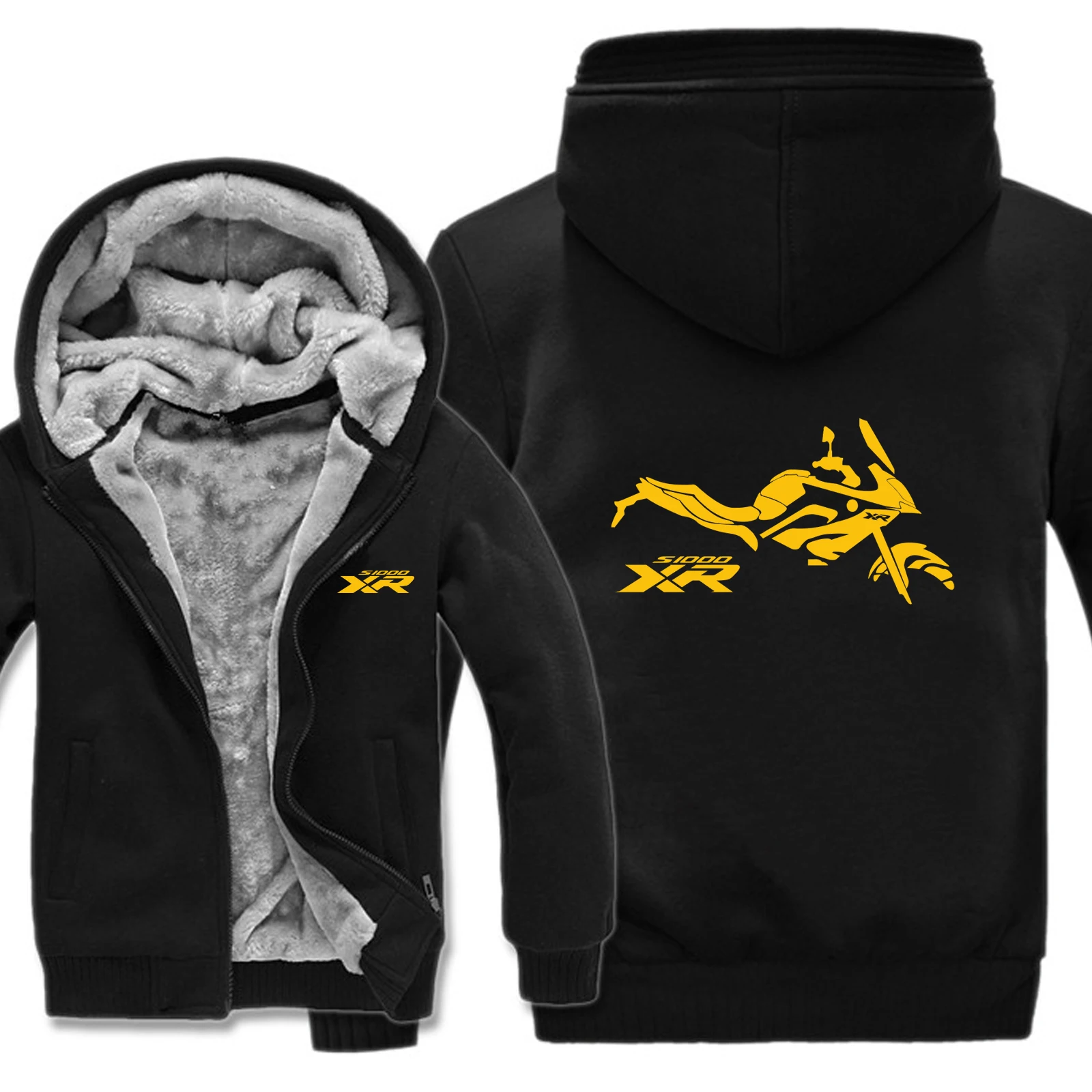 

Winter Motorcycle S1000XR Hoodies Men Pullover Wool Liner Jacket Thicken S 1000 XR S1000 XR Motor Sweatshirts Hoody HS-075