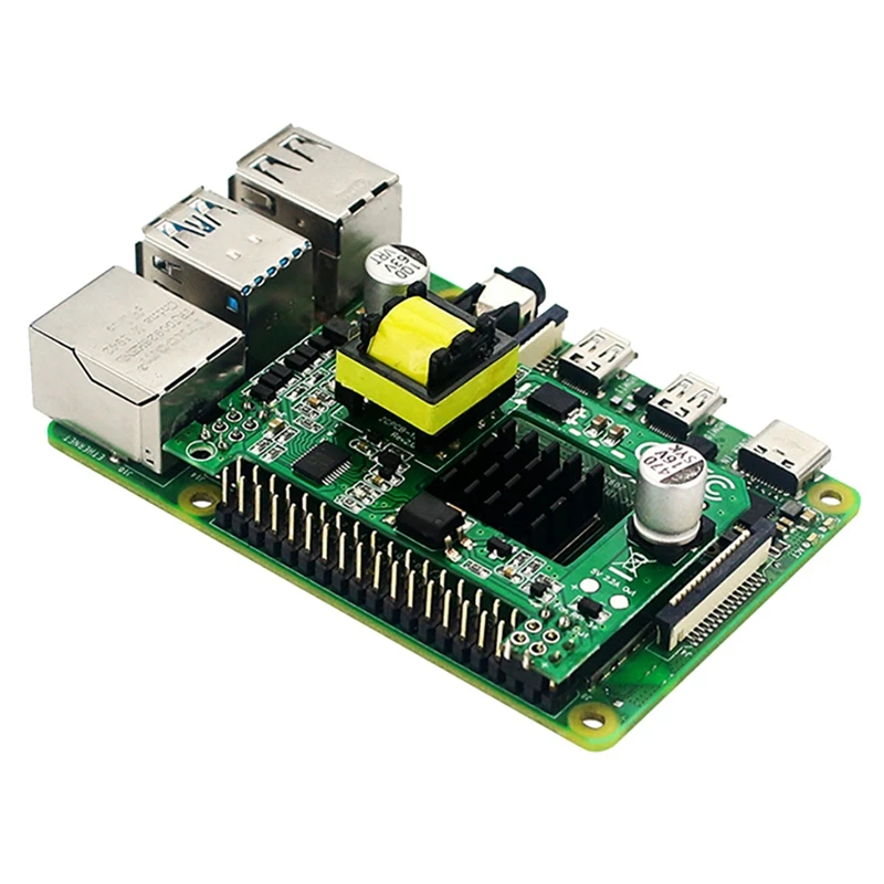 Для Raspberry Pi 4B POE Модуль Power Over Ethernet IEEE 802.3Af стандартные переключатели Hat для 4 Model B/3B +