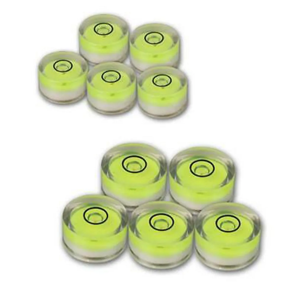 

5pcs Round Bubble Level Mini Spirit Level Bullseye Level Measurement Instrument L69A Round Precision Scale