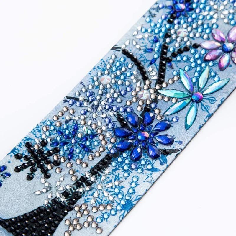 

4PCS 5D Diamond Painting Bookmarks Painting Kits for Adults Seasons Trees Art Special Shape Diamonds 8.3X2.4 Inch