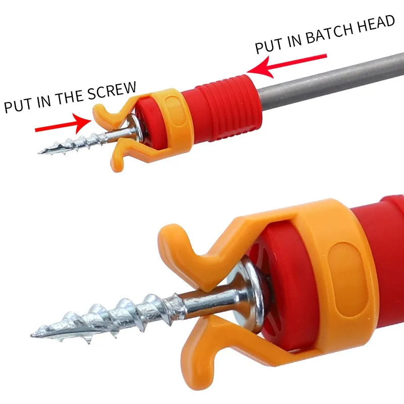 

ZK30 1/3/6pcs Genericplastic Screw Holder Clamper Fixing Set Screw Screw Holder Bit Fixing Sleeve Woodworking Tools Dropshipping