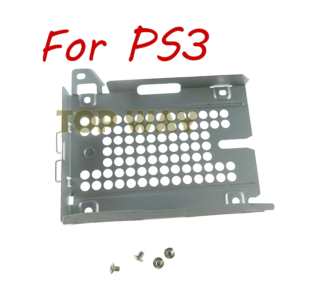 1set Hard Disk Drive bays Base Tray HDD Mounting Bracket Support for Sony Playstation PS3 Slim 2000 2500 3000 With Screws New