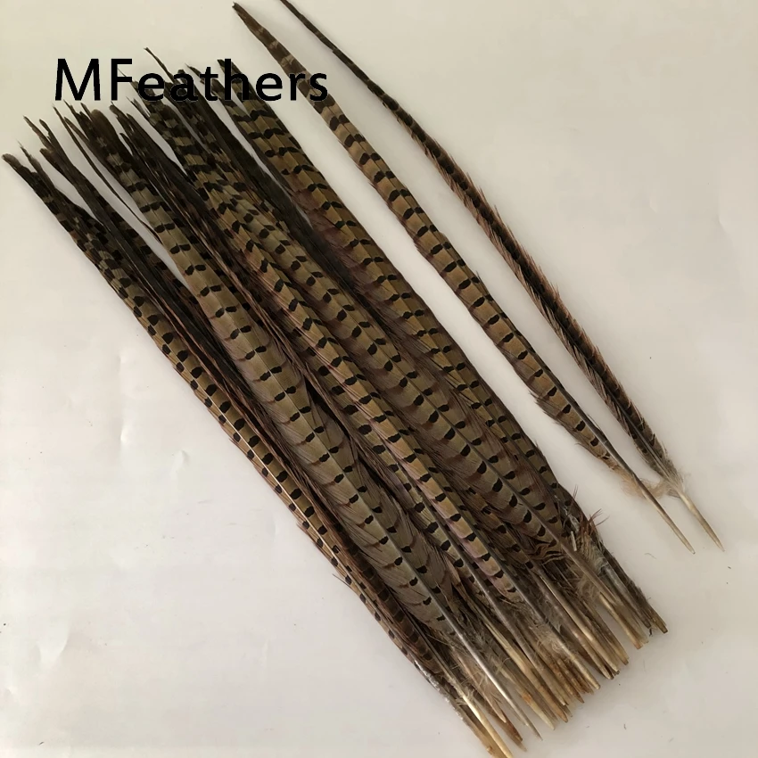 natural 100 шт Черный Цвет ringneck перо из хвоста фазана обесцвеченные и окрашенные перья фазана карнавал Showgirl Backpieces - Цвет: natural
