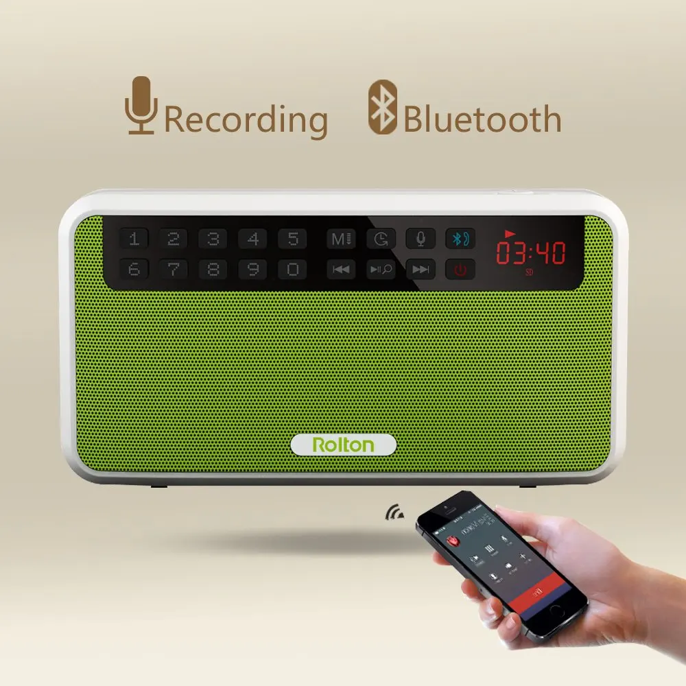 MeterMall E500 портативный стерео Bluetooth динамик s FM радио чистый бас двойной трек