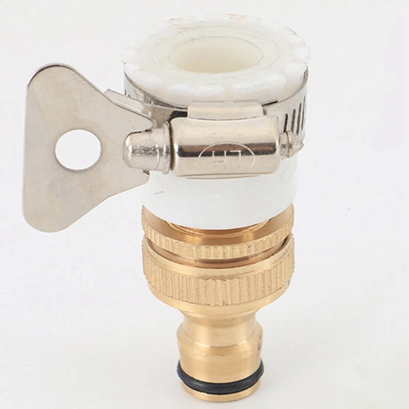 Car Wash Water Gun Faucet Pacifier Eight-Claw Buckle Connector 6 Points to 4 Washing Machine | Дом и сад