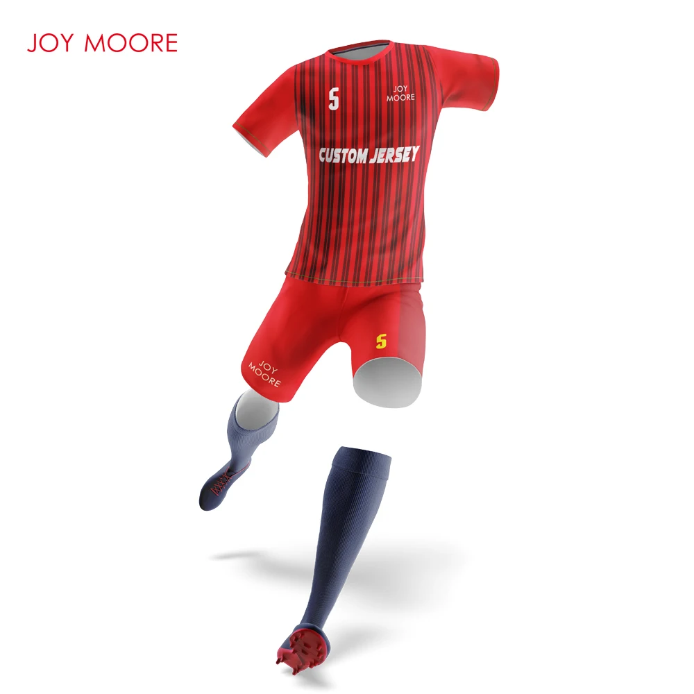 Майка футбольного клуба Настройка в цветную полоску Футбол майки | Спорт и