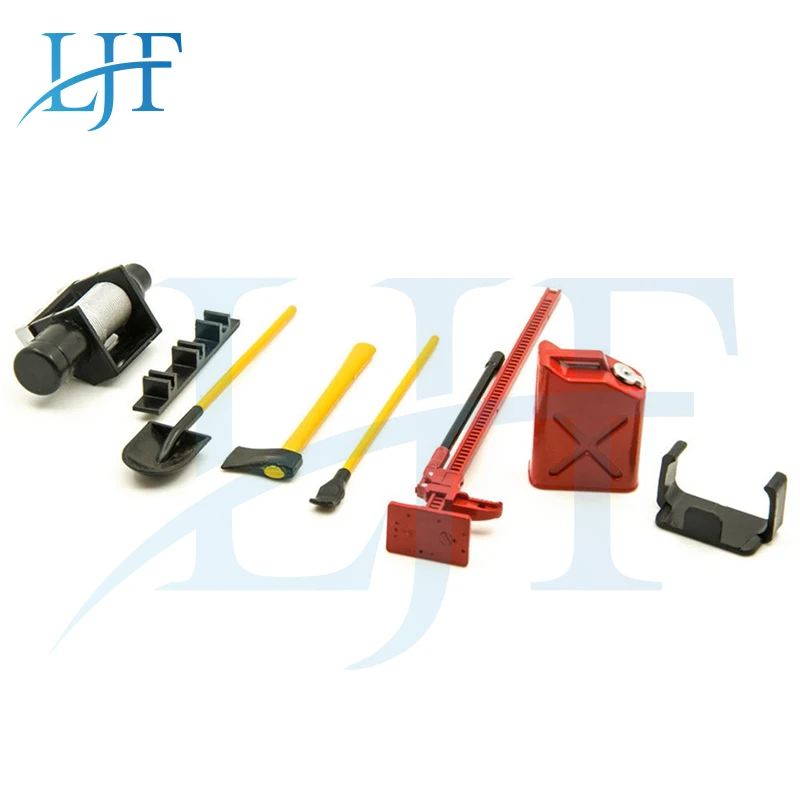 LJF 6 шт. имитация украшения инструмент Аксессуары для 1/10 SCX10 TRX4 D90 RC Рок Гусеничный