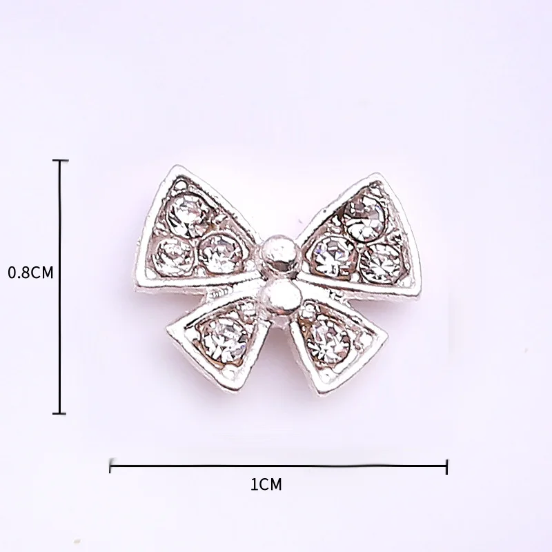 Новинка года 50 шт. Маленькие стразы с бантом цветочные пуговицы для рукоделия