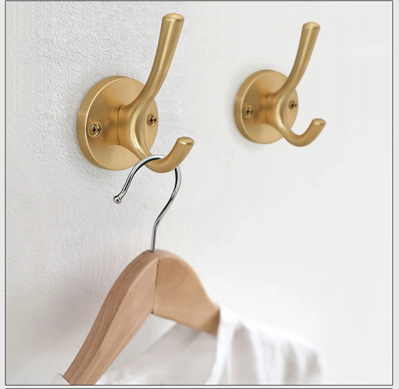 

1x Modern Simple Towel Hooks Wall Mounted Robe Hook Coat Hanger
