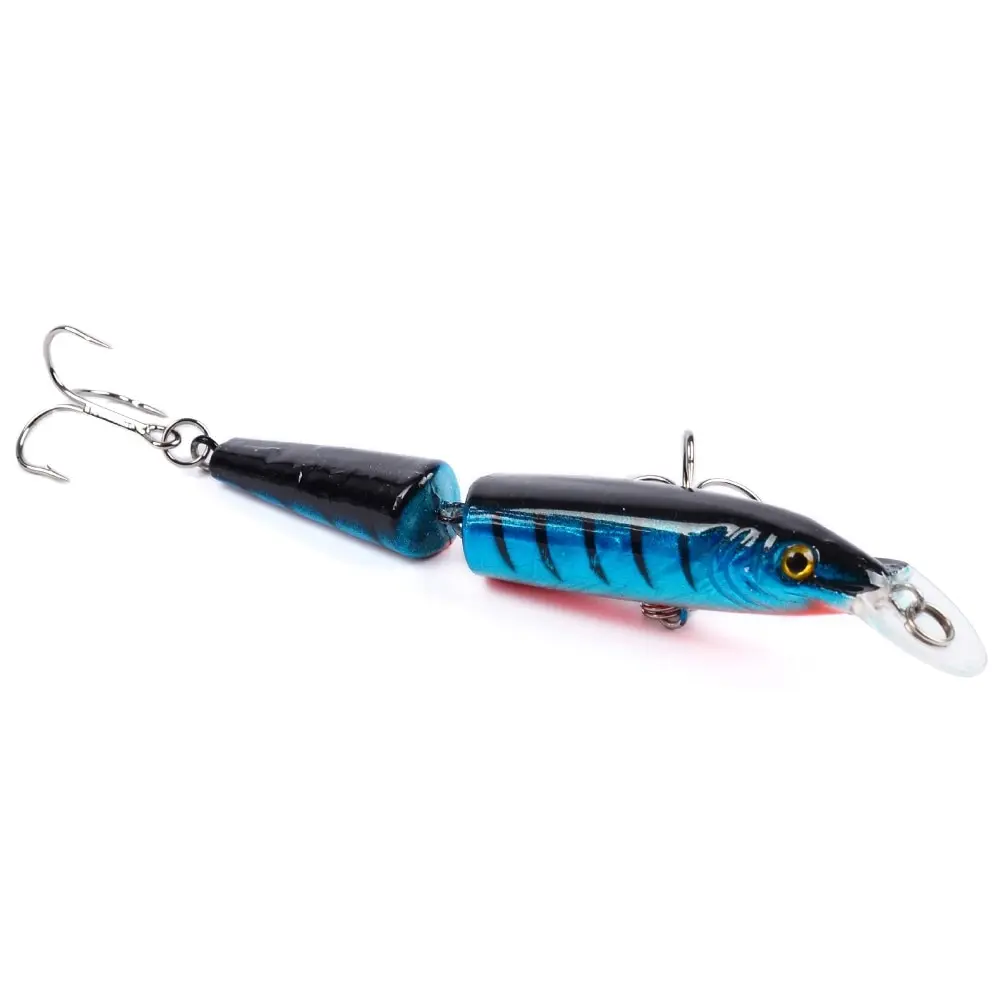 

Lifelike Artificial Bait Crankbait Multi Jointed Fishing Lure 10.5cm/9.6g 2-segment Hard Bait 6# Hook Wobblers Sea Fishing Bait