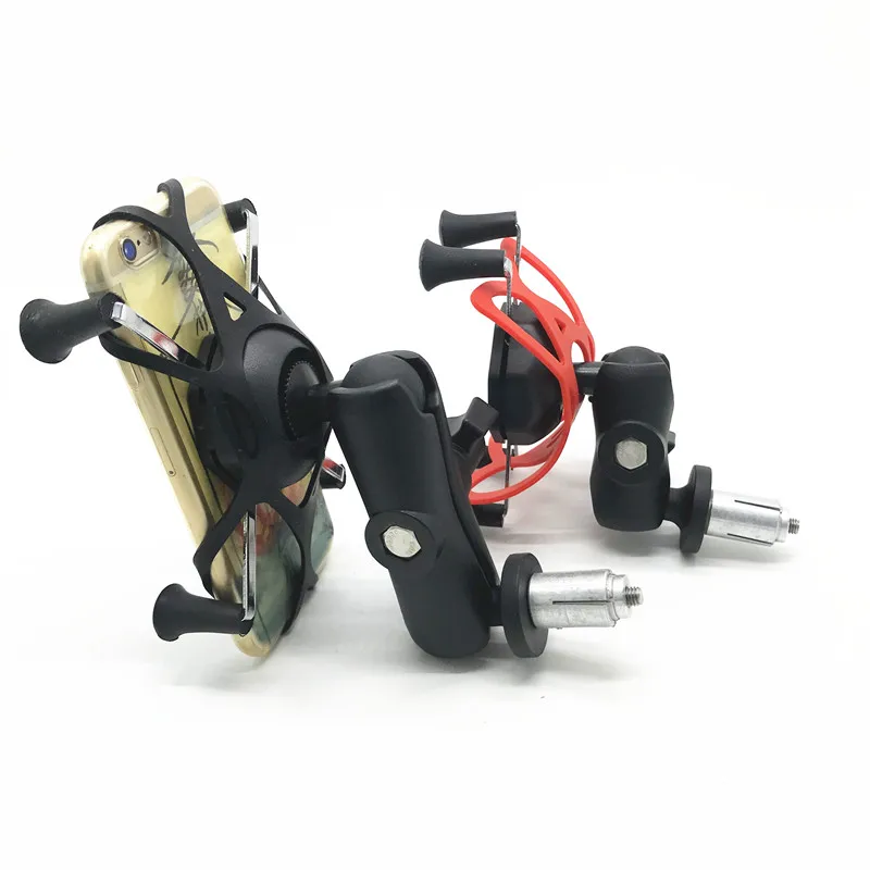 Мотоциклетная вилка с креплением на стволовых ножках + двойная розетка