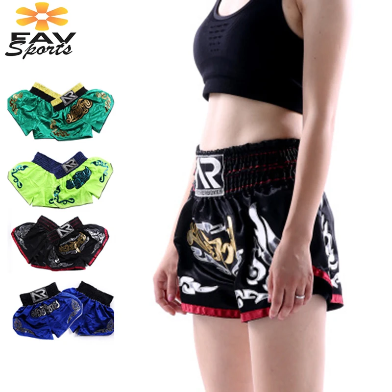 Мужские женские детские боксерские штаны ММА шорты для кикбоксинга бойцовские