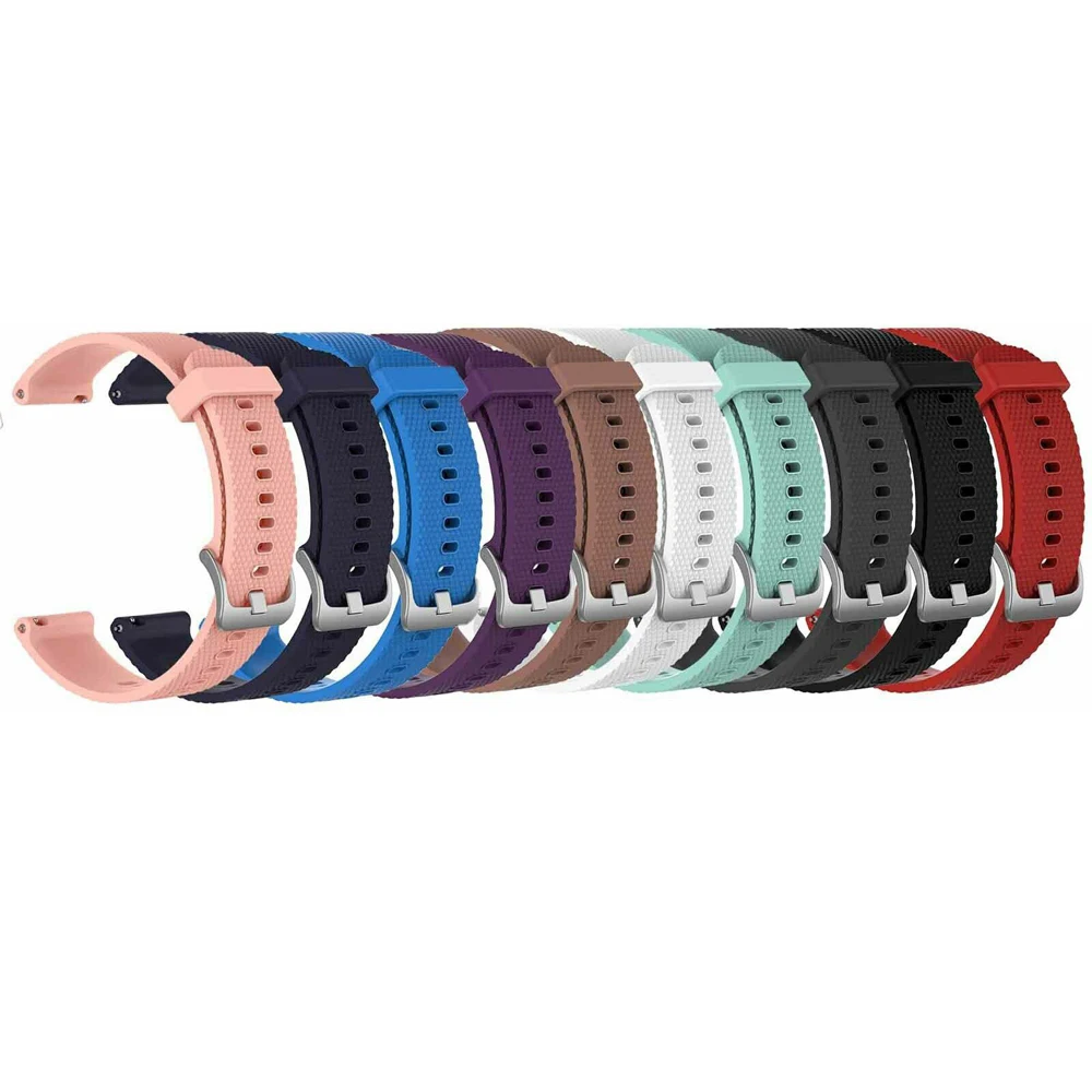 Регулируемая мягкая силиконовая лента унисекс ремешок для умных часов браслет