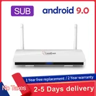 4K Android 9,0 IP TV Box Leadcool SUB TV BOX S905W четырехъядерный 2,4G Wifi H.265 медиаплеер Leadcool ip TV box Доставка из Франции