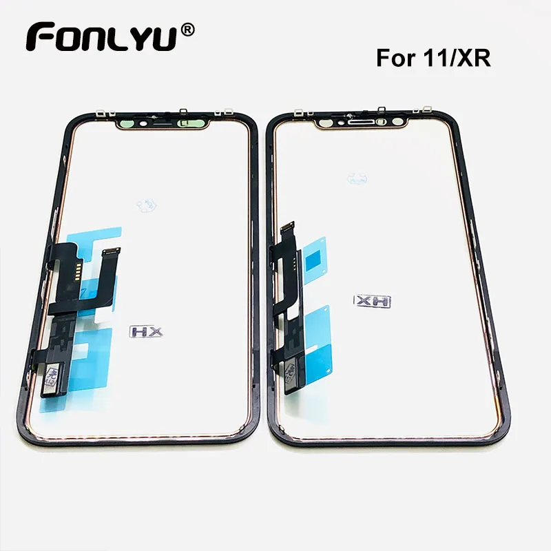 

Bingocat Touch Screen Digitizer Panel Repair Parts with Frame for iPhone XR 11 Touchscreen Front Glass Lens Sensor Bingo cat