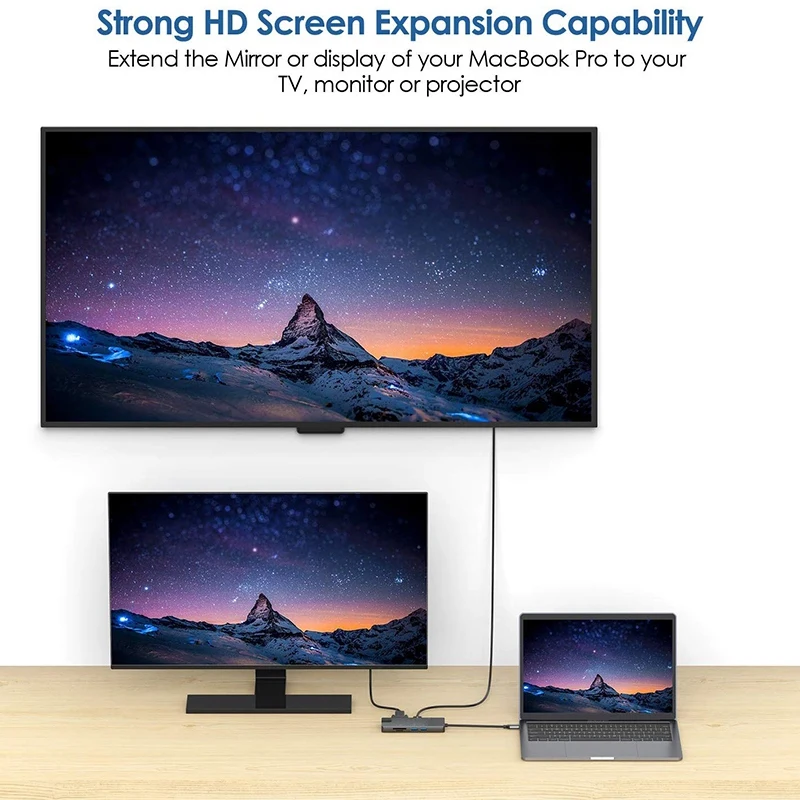 

USB C 8 1 C 4K - USB C HDMI,VGA USB C