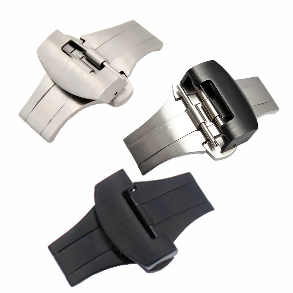 Застежка бабочка из нержавеющей стали для ремешка часов PAM 20 мм 22 мм|Ремешки