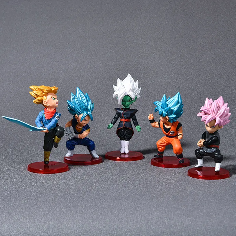 18 шт./лот Dragon Ball Супер Saiyan Goku Коллекционные фигурки Куклы домашний декор