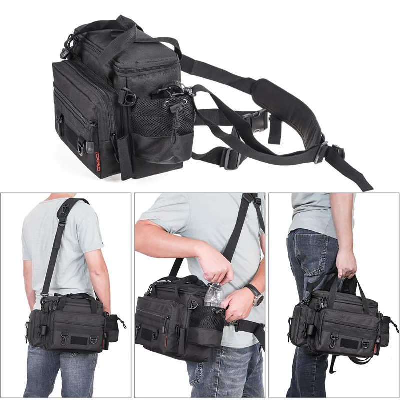 

Outdoors Multi-function Wheel Protable Waterproof Bait Gear Fishing Tackle Bag
