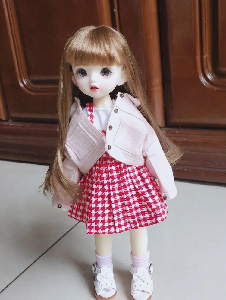 1/6 BJD одежда аксессуары пальто+ юбка+ носки+ футболка кукольные наряды для BJD/SD yosd, не включены кукла, обувь, парик и другие E2583