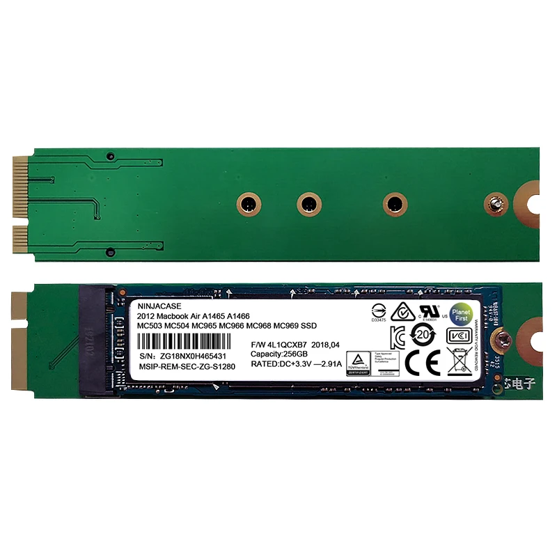 Новый твердотельный накопитель 1 ТБ SSD для 2012 Macbook Air A1465 A1466 Md231 Md232 Md223 Md224 MAC |