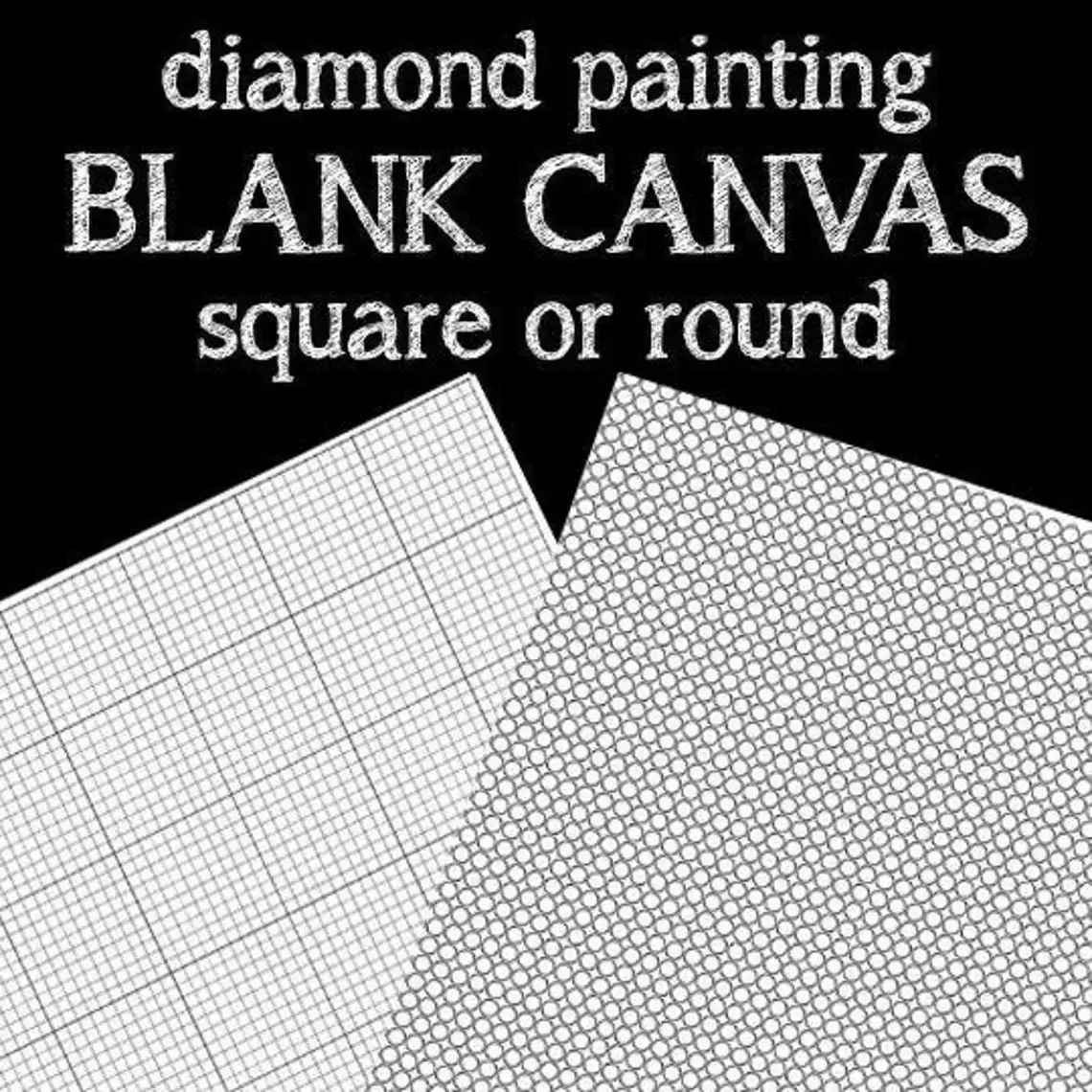 

5D DIY Diamond Painting Accessories Blank Canvas with Glue Diamond Embroidery Blank Grid Canvas with Markings Adhesive Tools