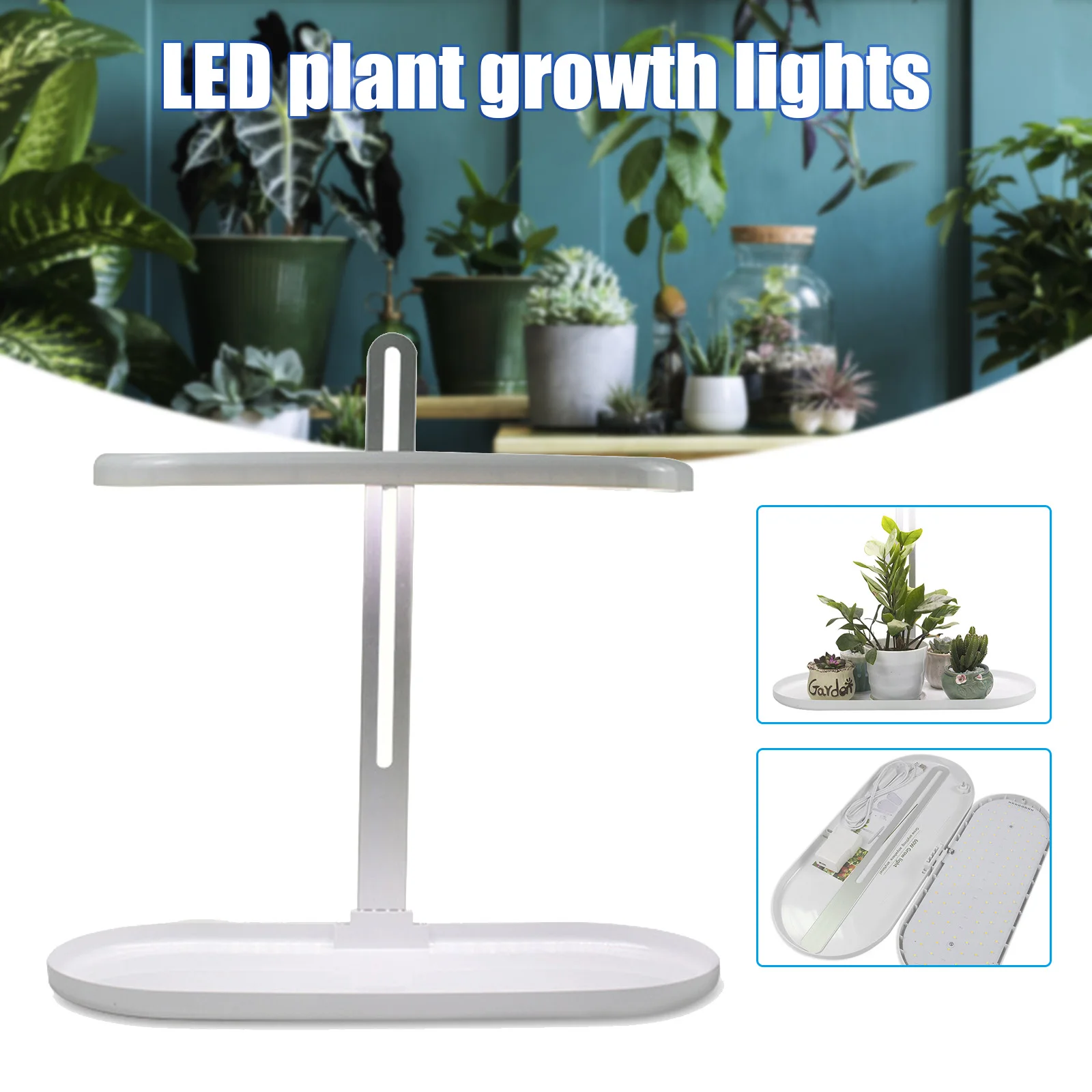 

Indoor Garden LED Height Adjustable LED Plant Grow Light LED Germination Kit For Home Garden