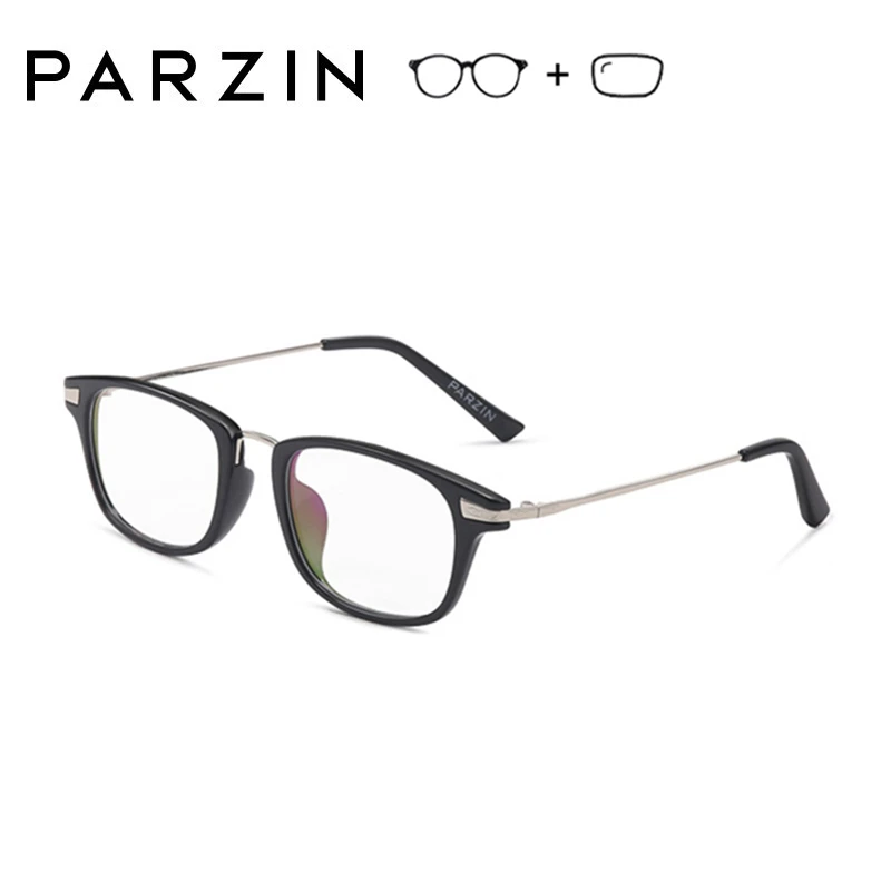 

Очки PARZIN Tr90 для мужчин и женщин, ультралегкие оптические прямоугольные очки для коррекции близорукости, PJ5018