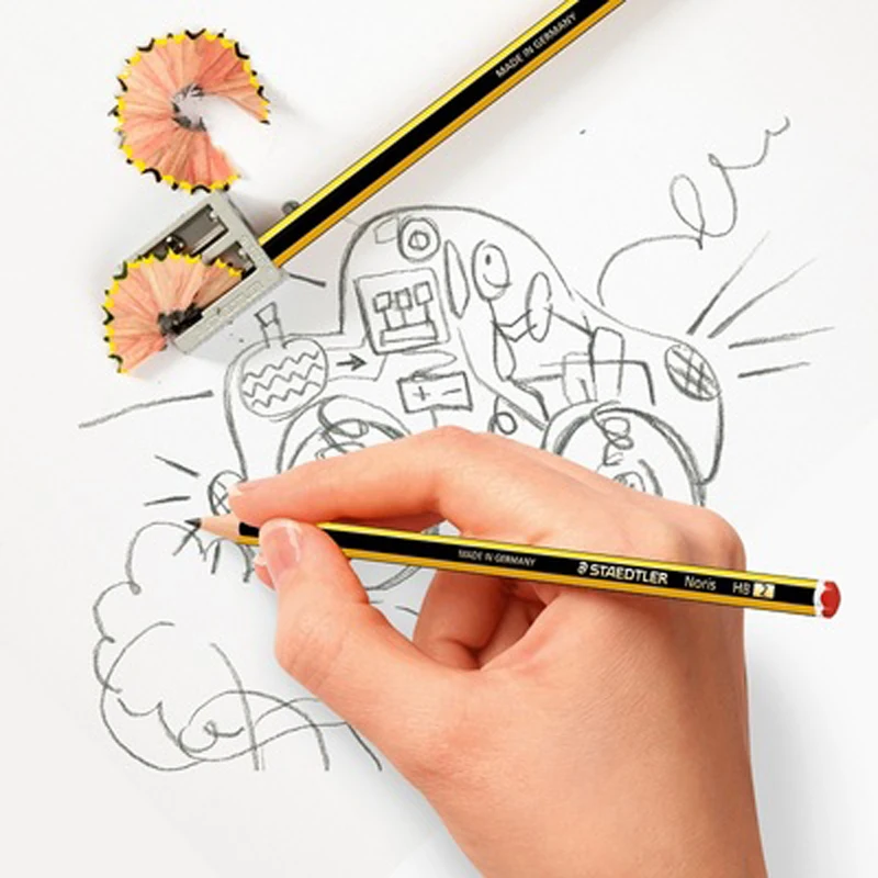 12 шт., STAEDTLER 120, стандартные карандаши, пишущий карандаш, канцелярские принадлежности, школьные офисные принадлежности, карандаш для рисования, черные грифельные HB карандаши