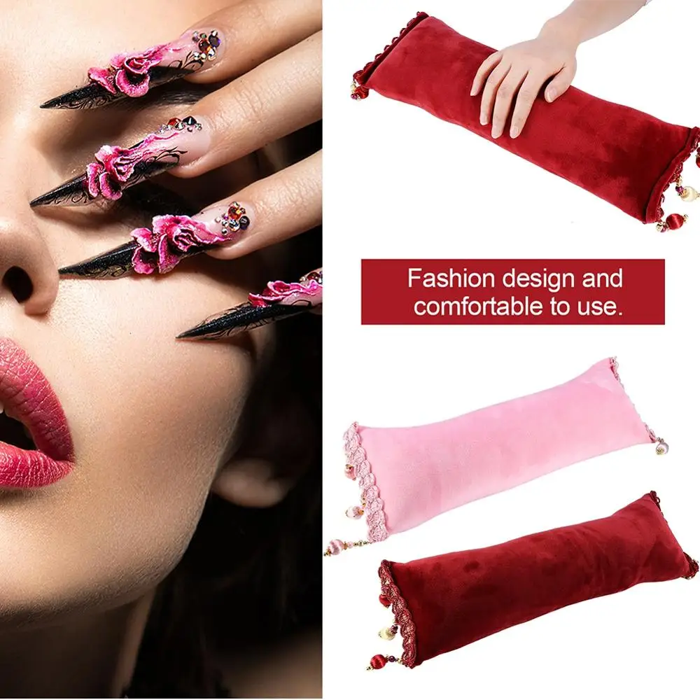 Маникюрный Стол 2 цвета дизайн ногтей мягкая подушка маникюрный спонж подставки