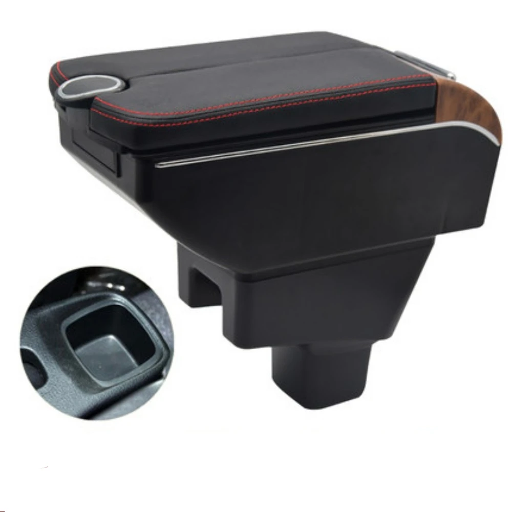 

Arm Rest For Sx4 2007-2013 armrest box Double doors open 7USB Centre Console Storage Box Arm Rest