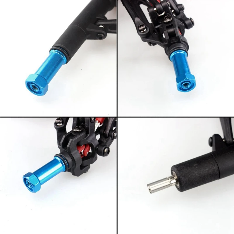 12 мм алюминиевые колеса шестигранные адаптеры длинные 29 Расширение RC автомобиль