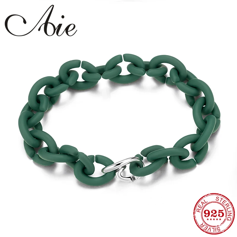 Жёсткие резиновые браслеты цвета морской зелени стильные украшения европейские